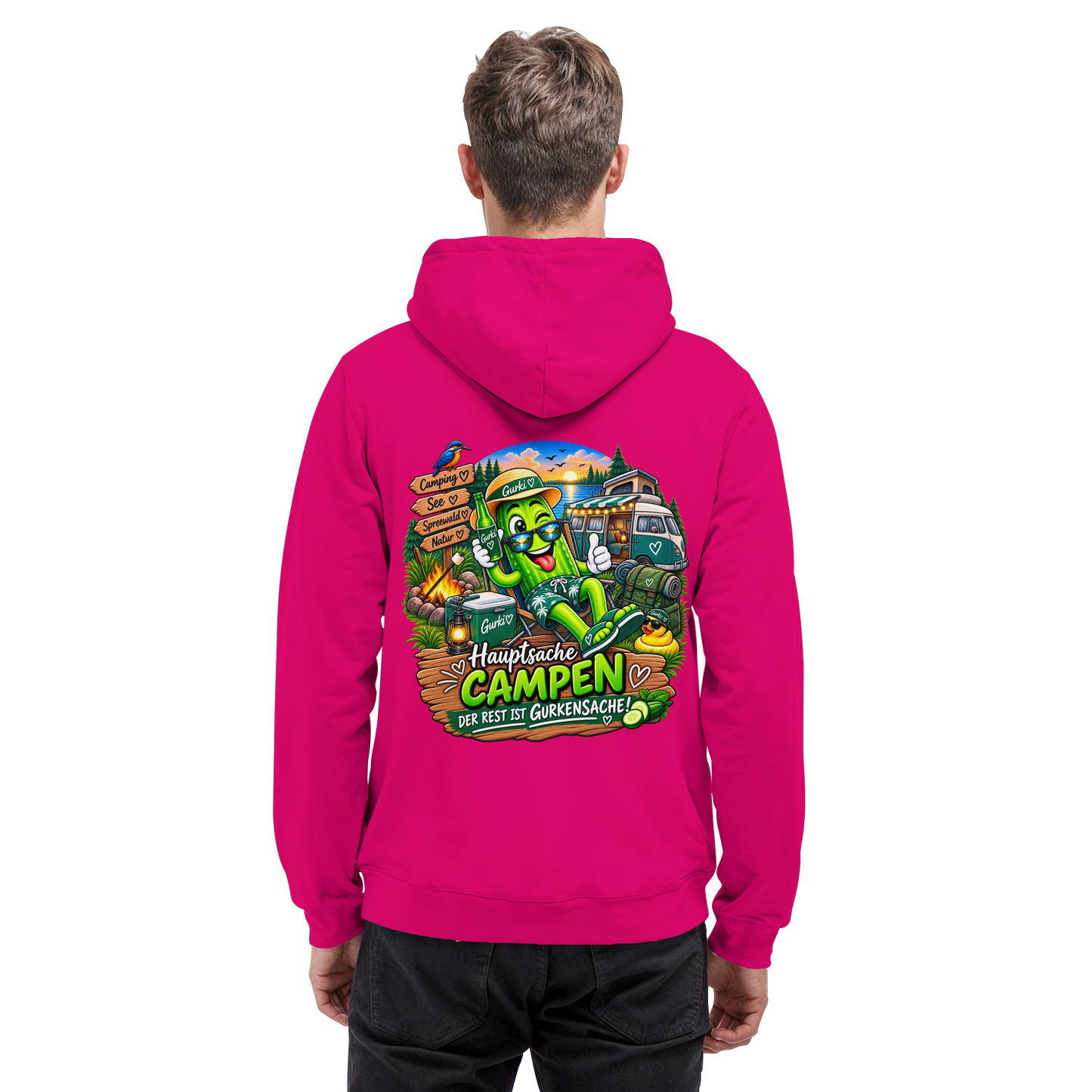 Gurki die Spreewaldgurke - Basic Unisex Hoodie