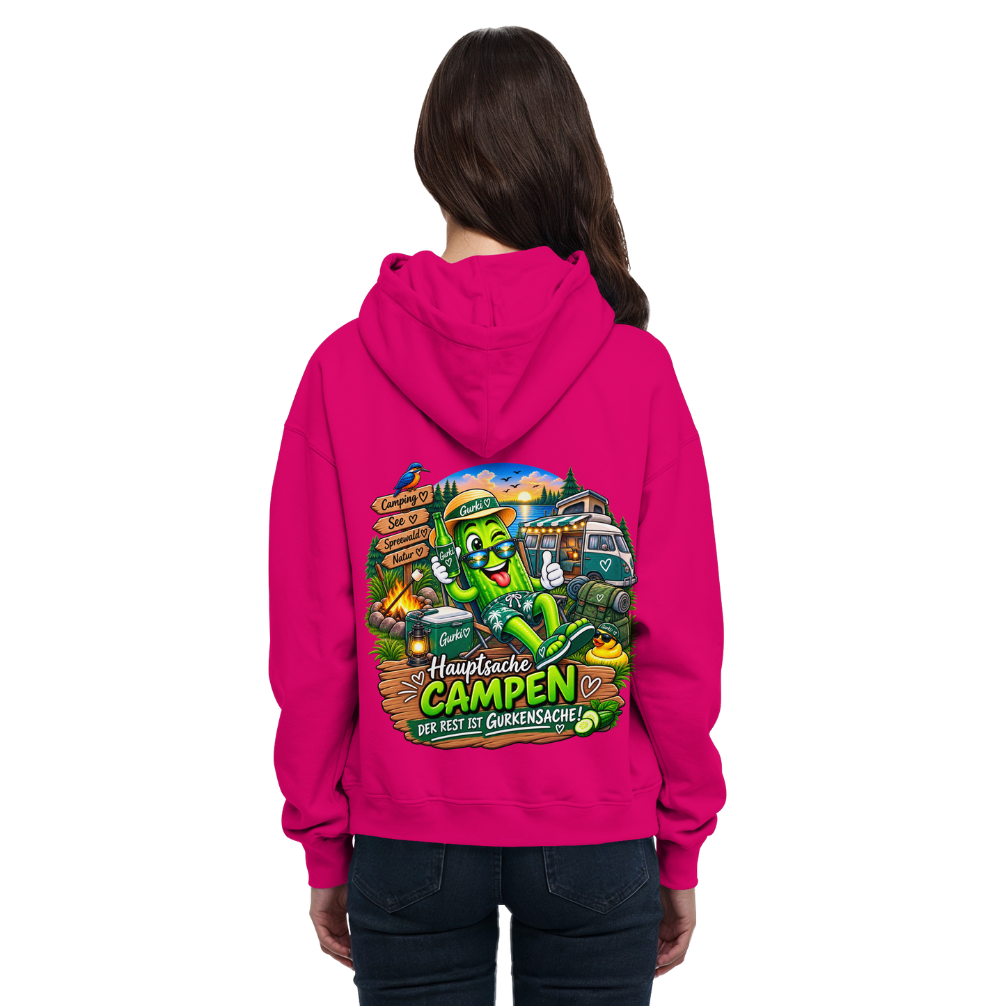 Gurki die Spreewaldgurke - Basic Unisex Hoodie