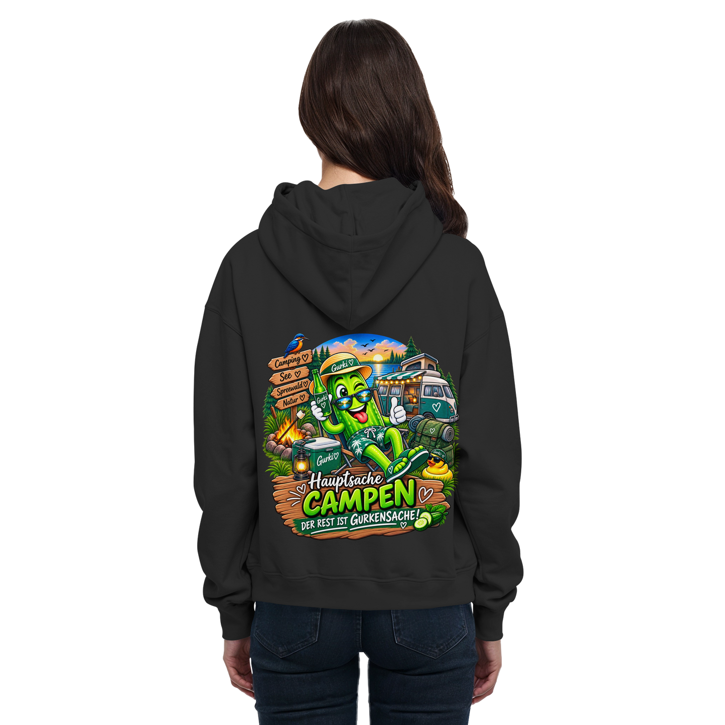 Gurki die Spreewaldgurke - Basic Unisex Hoodie