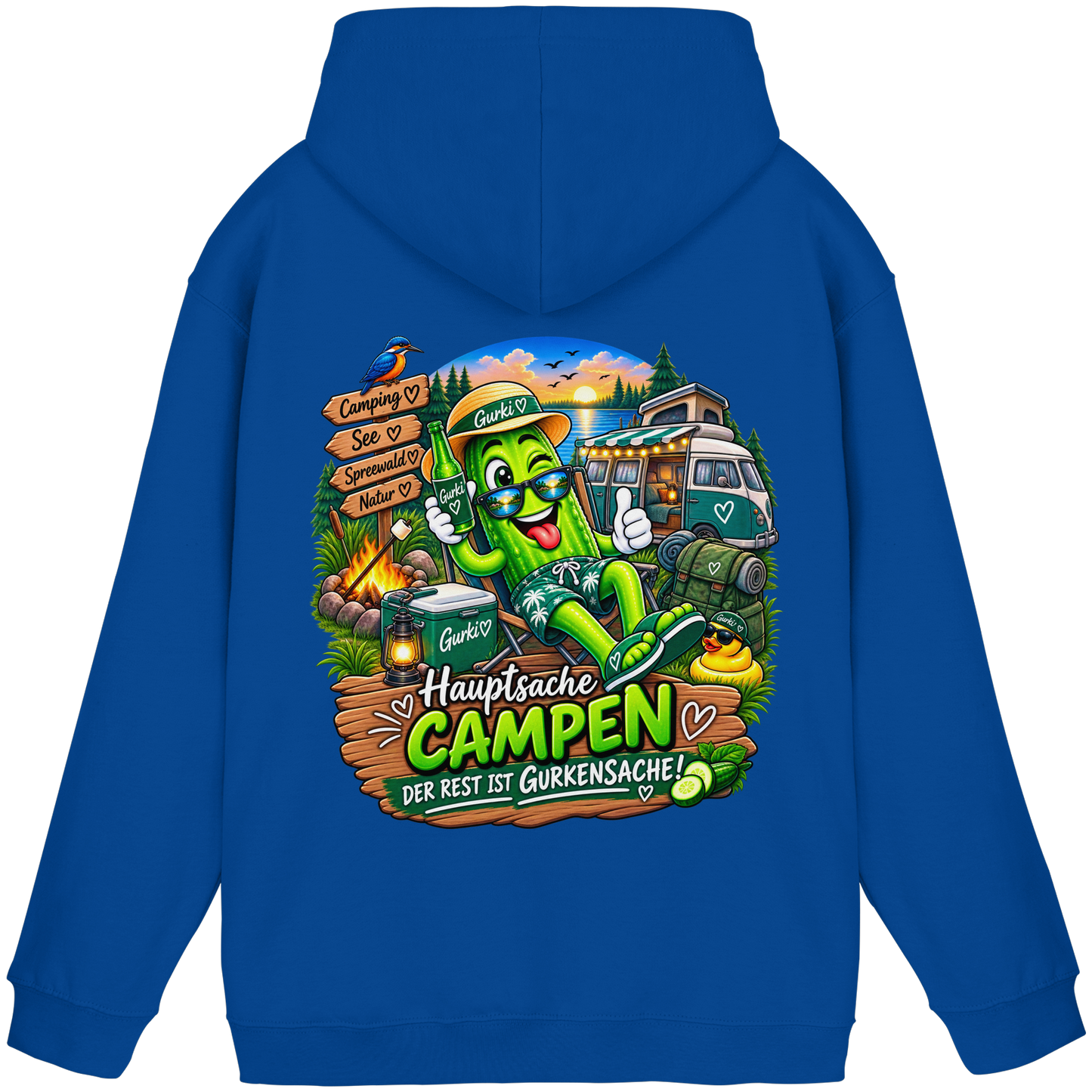 Gurki die Spreewaldgurke - Basic Unisex Hoodie