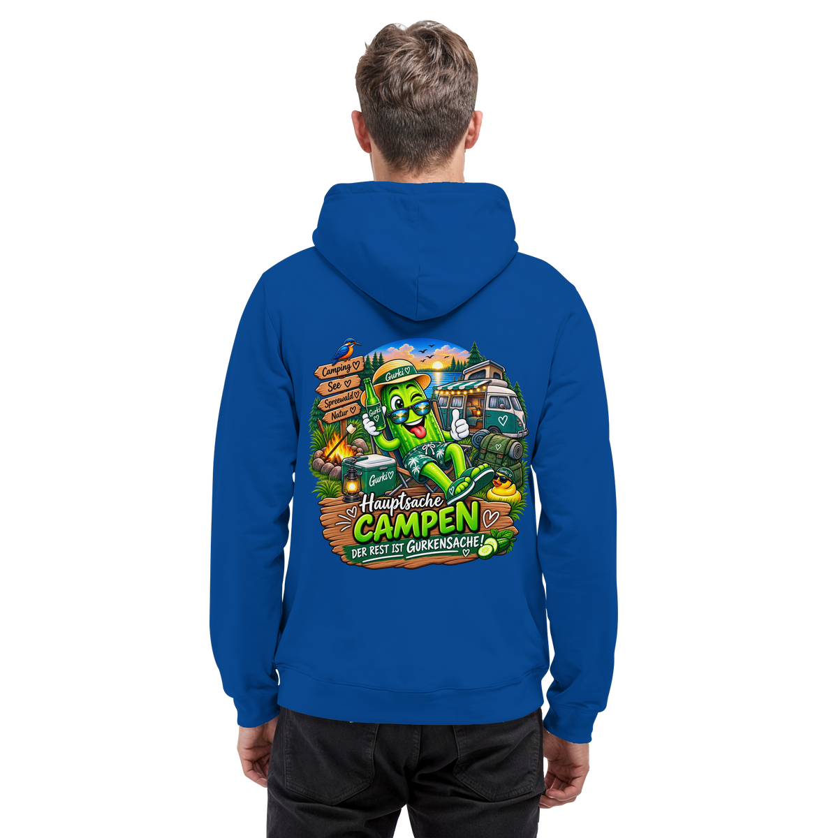 Gurki die Spreewaldgurke - Basic Unisex Hoodie