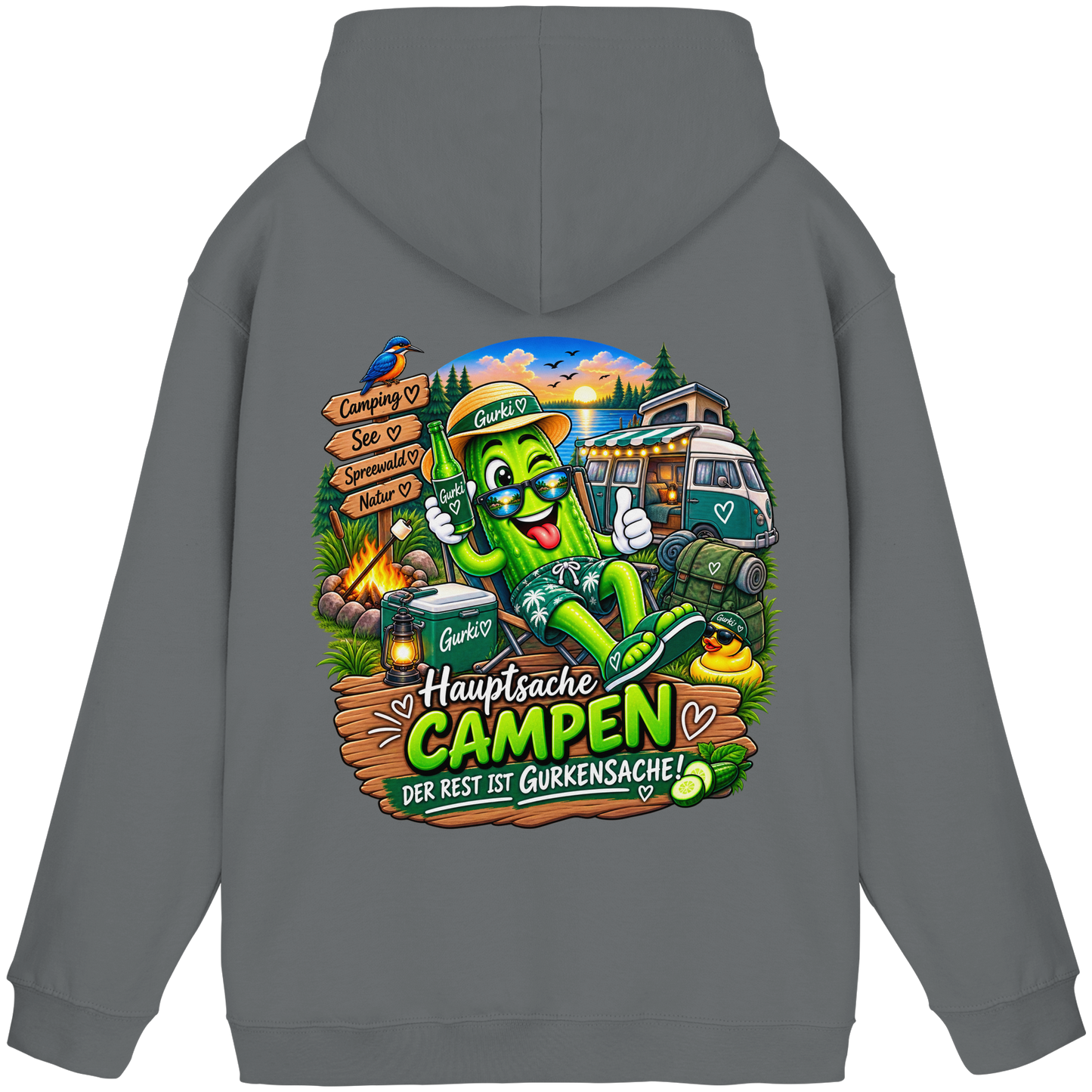 Gurki die Spreewaldgurke - Basic Unisex Hoodie