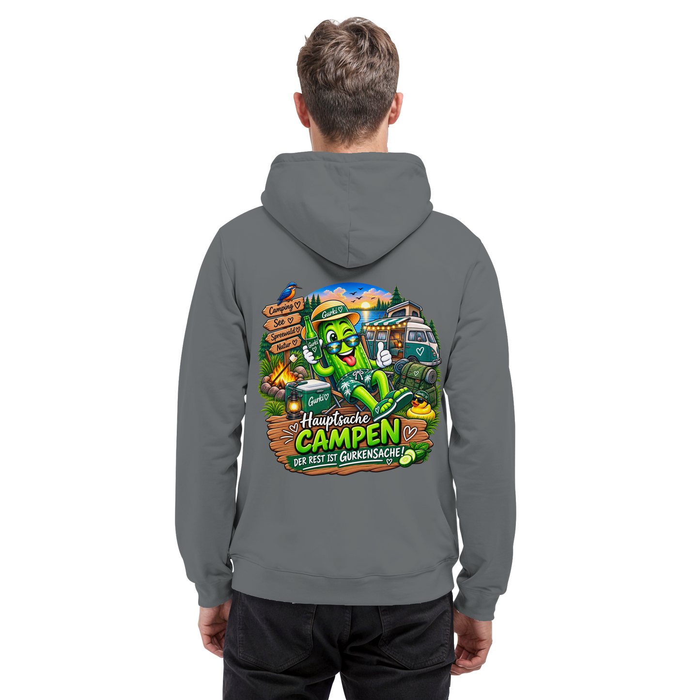 Gurki die Spreewaldgurke - Basic Unisex Hoodie
