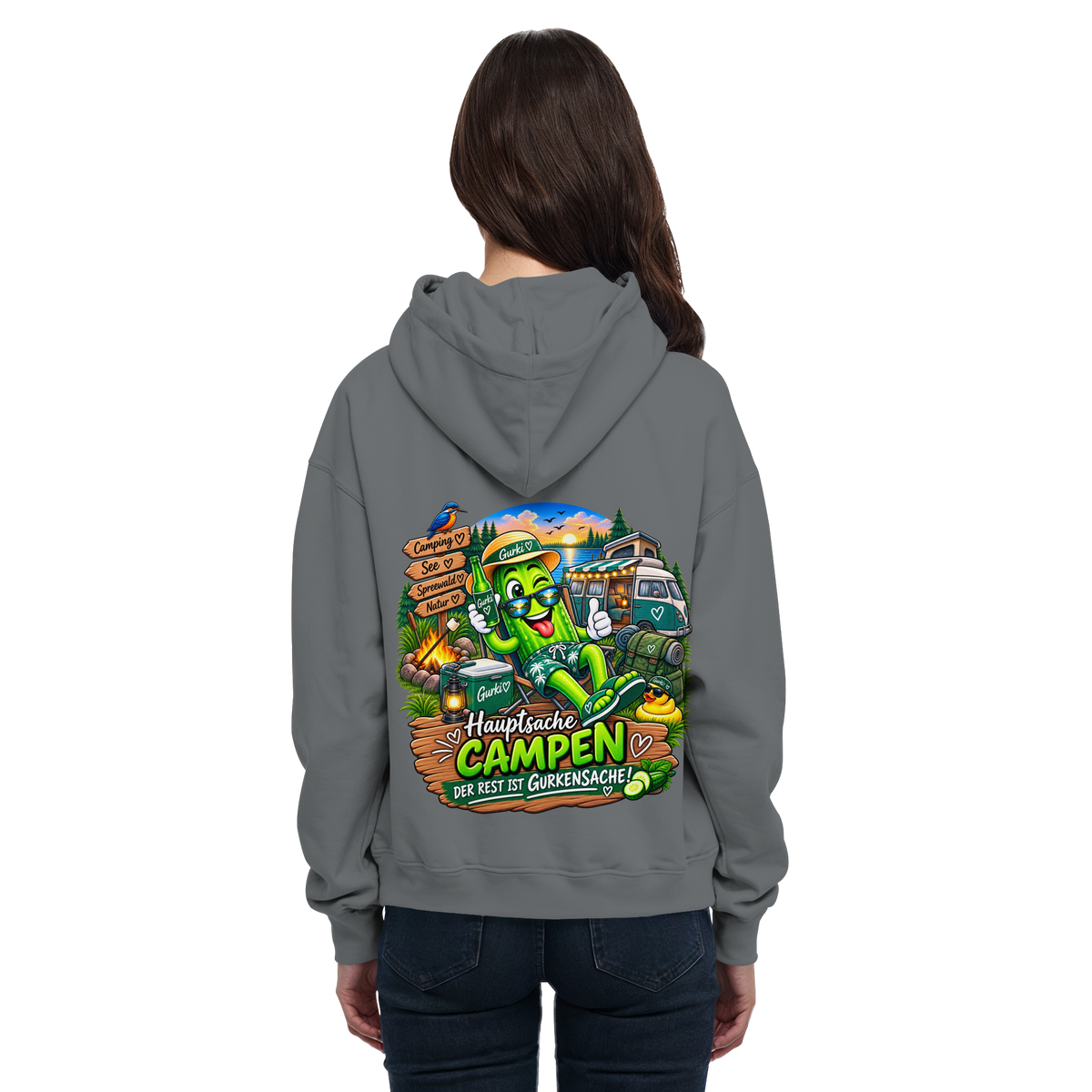 Gurki die Spreewaldgurke - Basic Unisex Hoodie