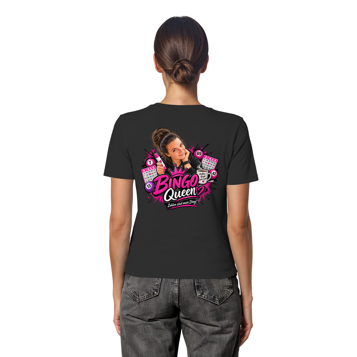 Bingo Fan Artikel Anni - Fitted Ladies Organic Shirt