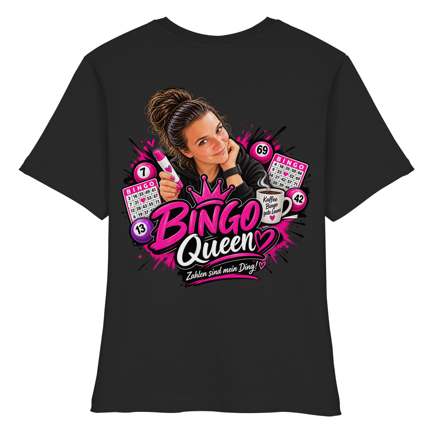 Bingo Fan Artikel Anni - Fitted Ladies Organic Shirt
