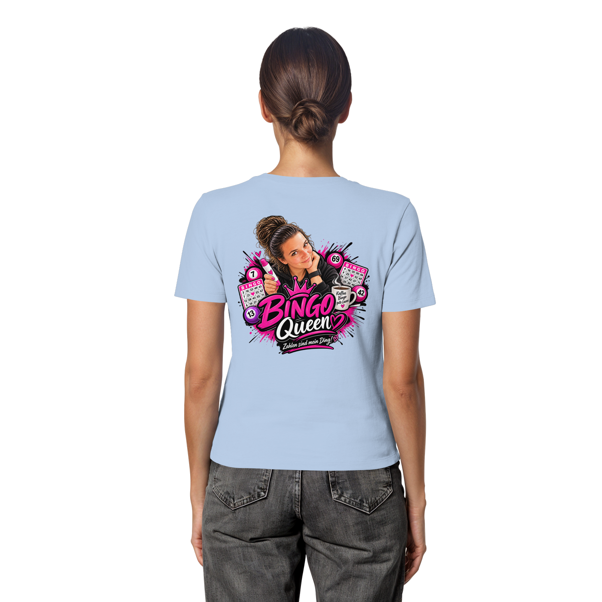 Bingo Fan Artikel Anni - Fitted Ladies Organic Shirt