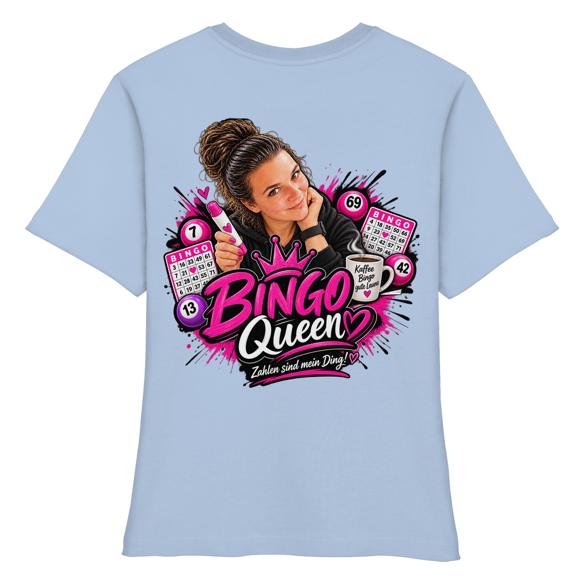 Bingo Fan Artikel Anni - Fitted Ladies Organic Shirt