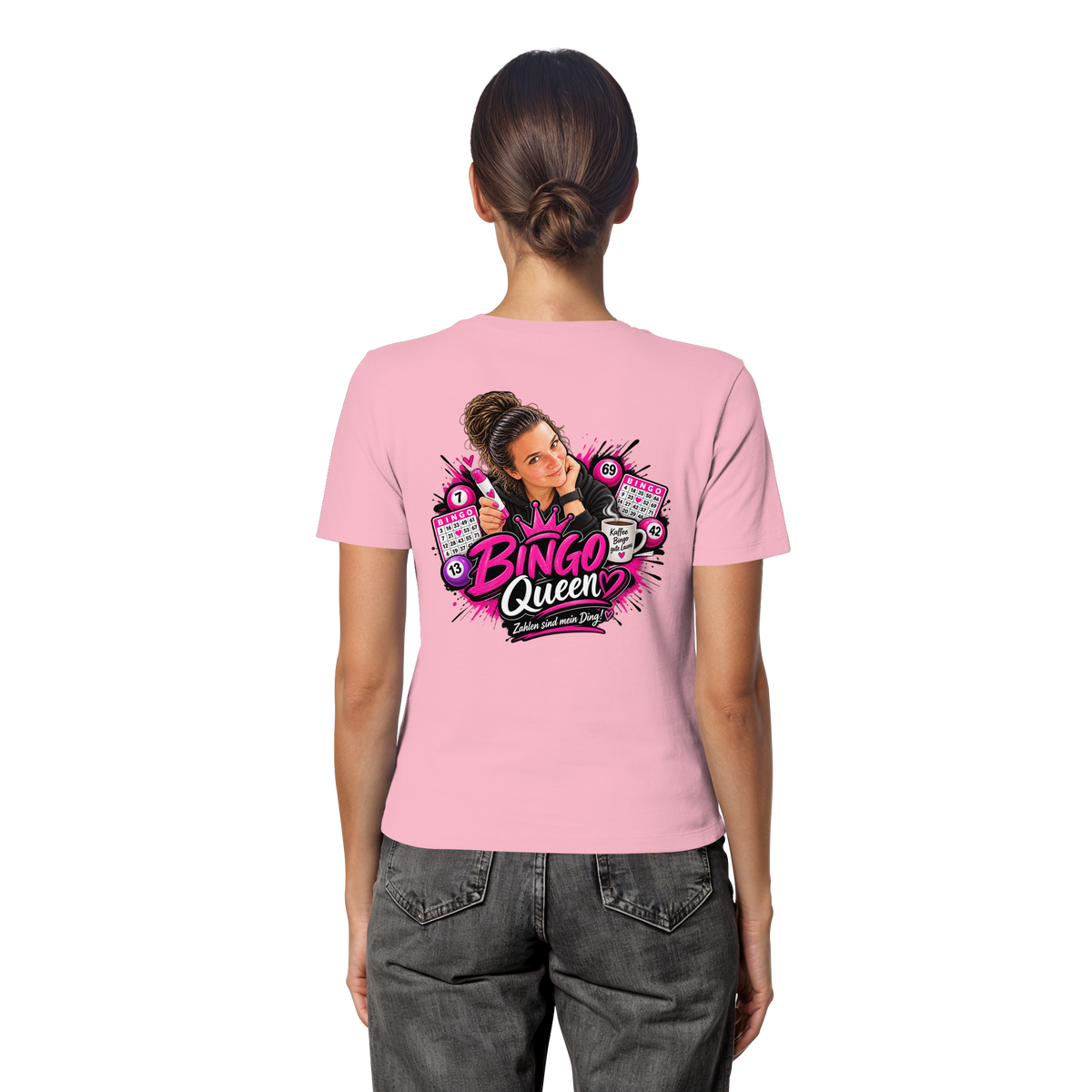 Bingo Fan Artikel Anni - Fitted Ladies Organic Shirt