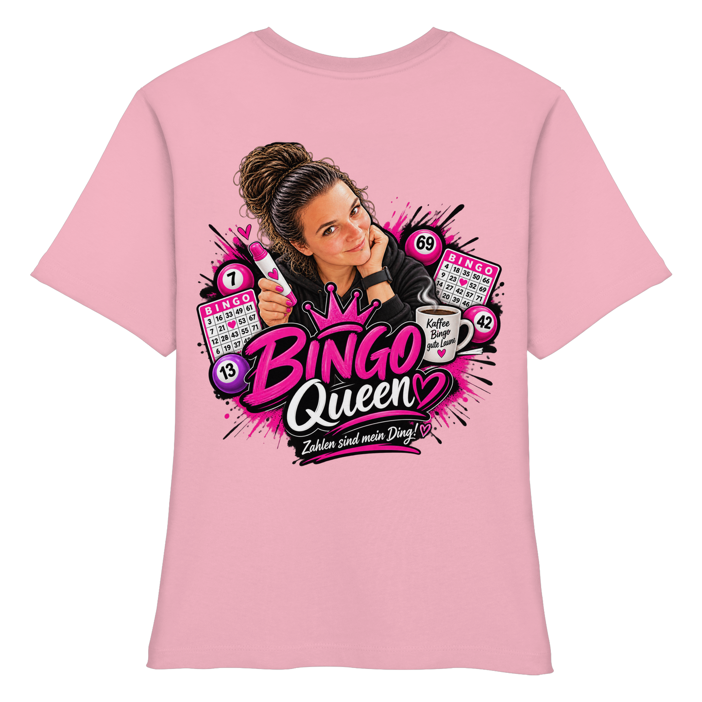 Bingo Fan Artikel Anni - Fitted Ladies Organic Shirt