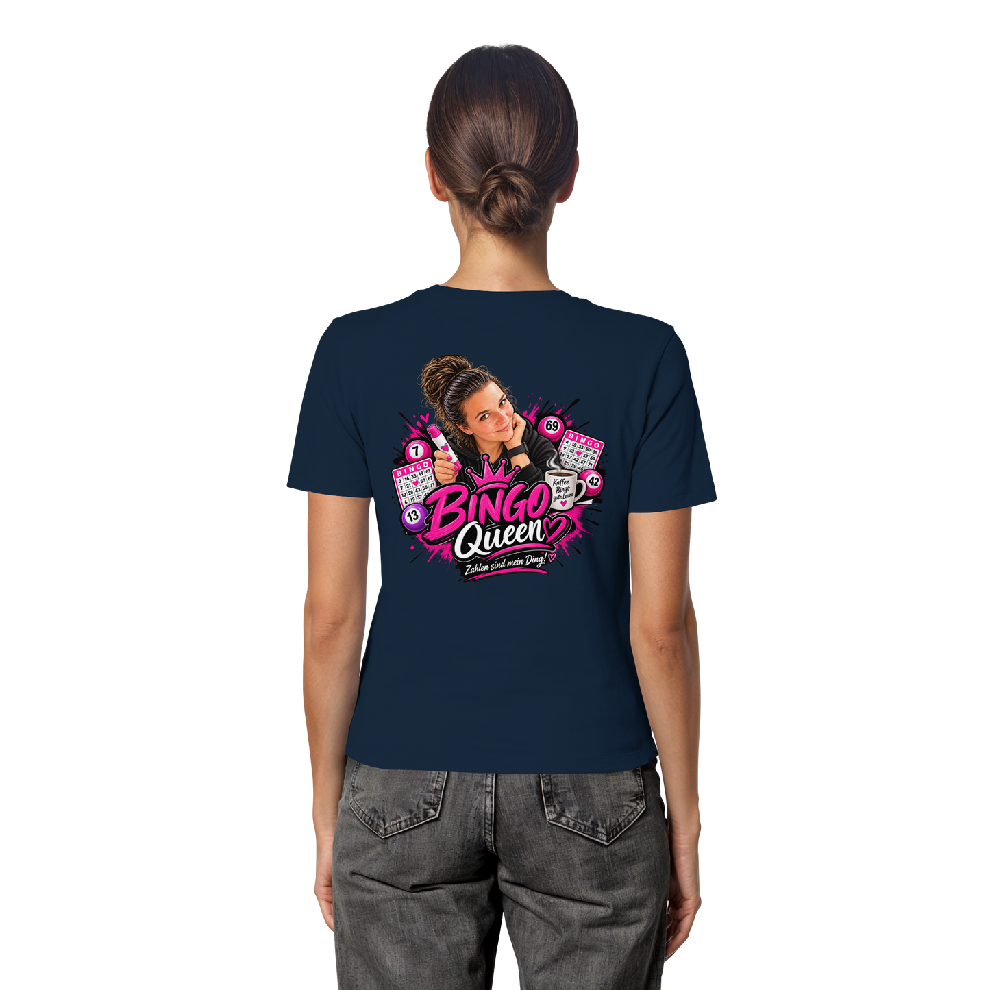 Bingo Fan Artikel Anni - Fitted Ladies Organic Shirt