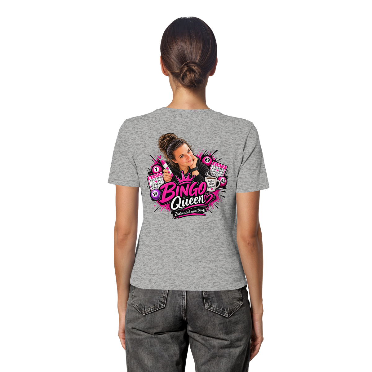 Bingo Fan Artikel Anni - Fitted Ladies Organic Shirt