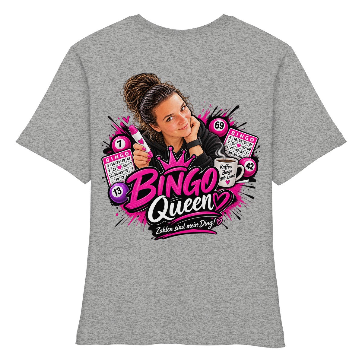Bingo Fan Artikel Anni - Fitted Ladies Organic Shirt
