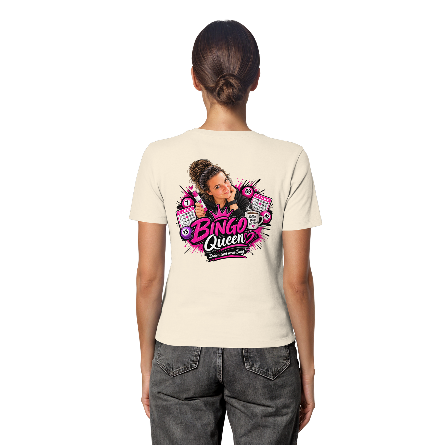 Bingo Fan Artikel Anni - Fitted Ladies Organic Shirt