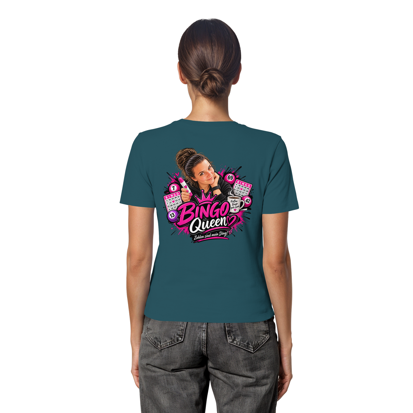 Bingo Fan Artikel Anni - Fitted Ladies Organic Shirt