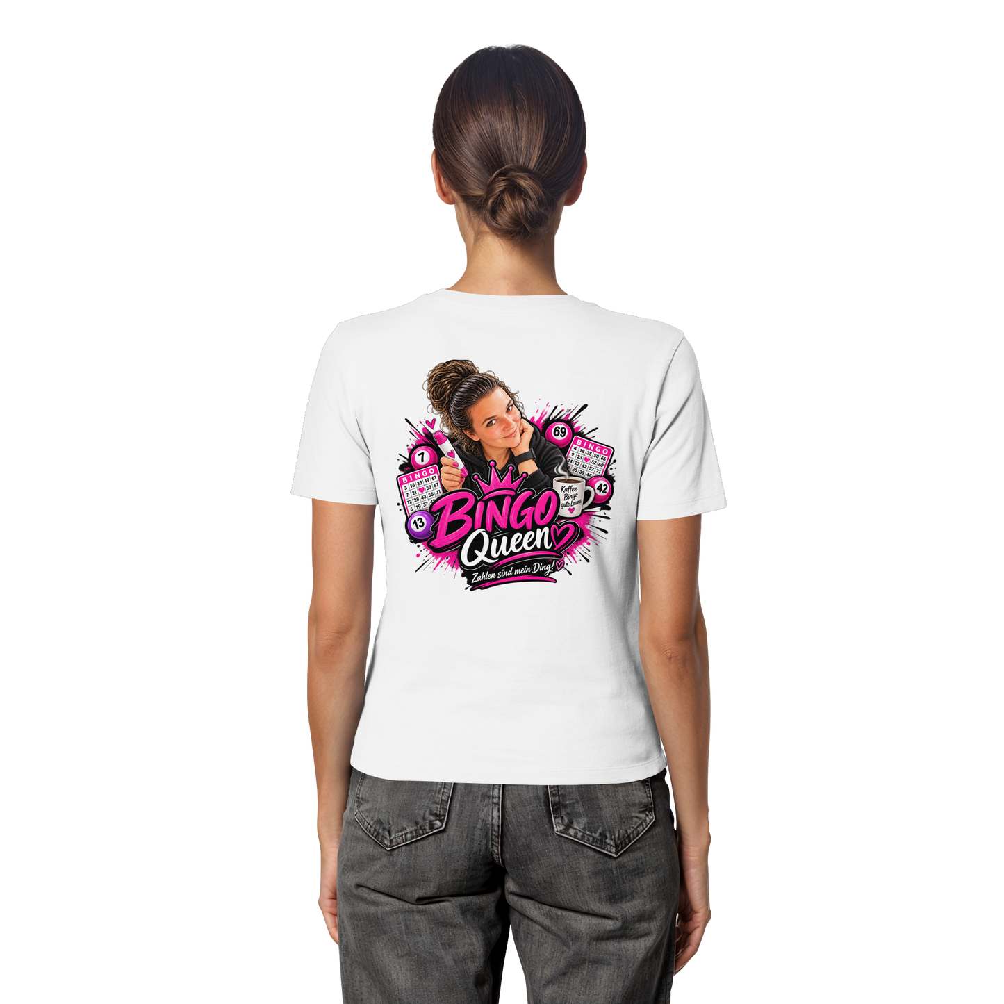 Bingo Fan Artikel Anni - Fitted Ladies Organic Shirt