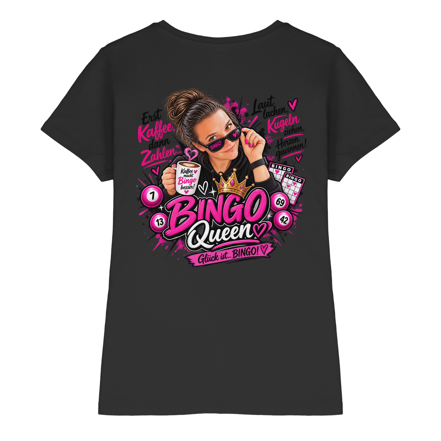 Bingo Fan Shirts - Ladies Premium Shirt