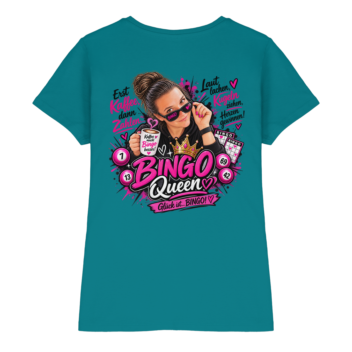 Bingo Fan Shirts - Ladies Premium Shirt
