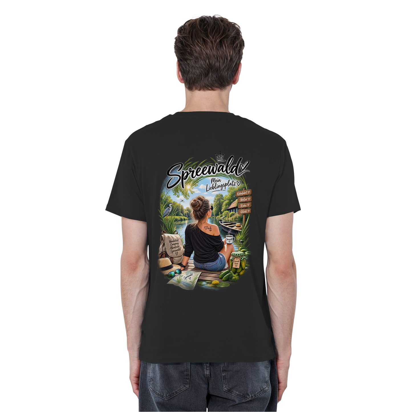 Spreewaldliebe Camping - Organic Basic Shirt