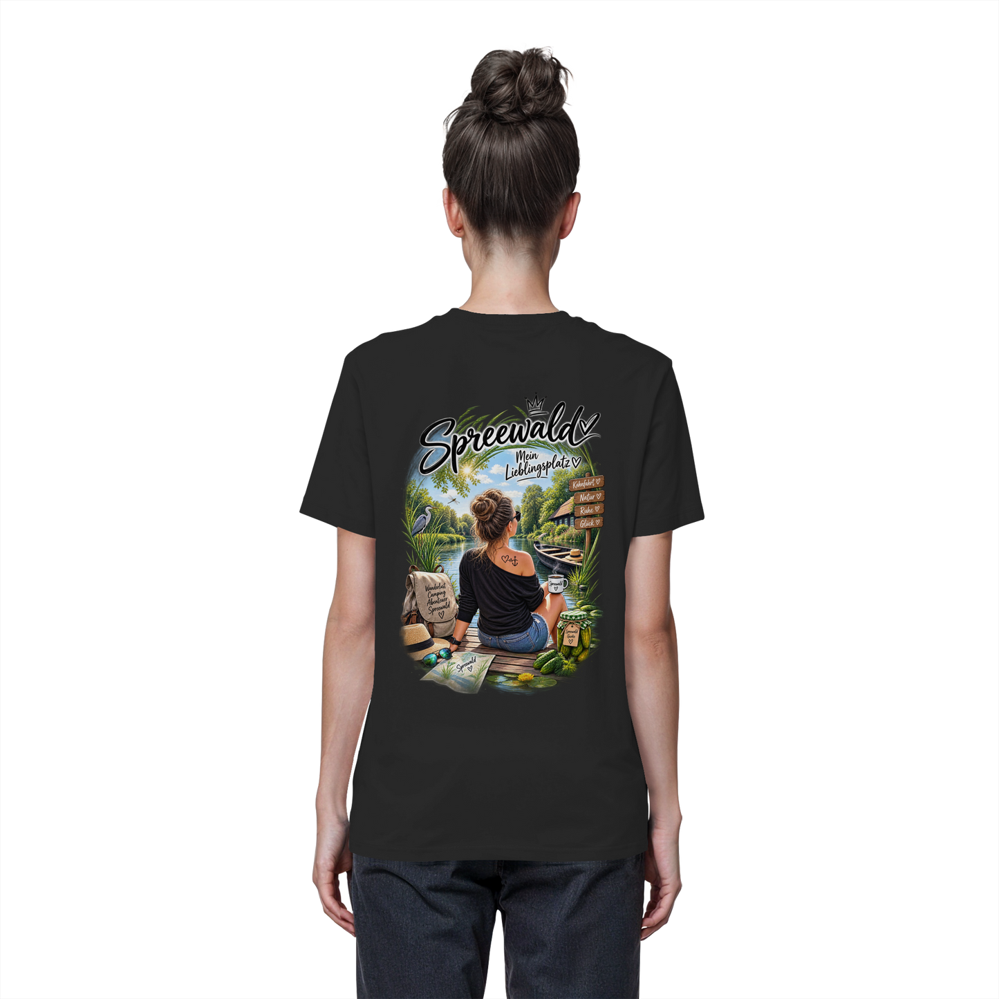 Spreewaldliebe Camping - Organic Basic Shirt