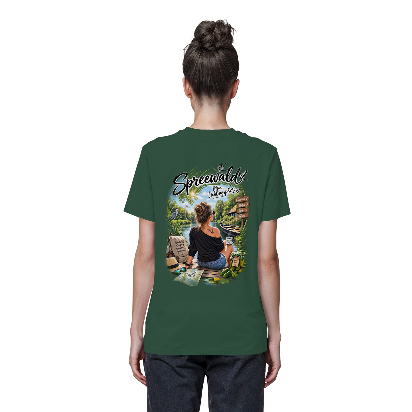 Spreewaldliebe Camping - Organic Basic Shirt