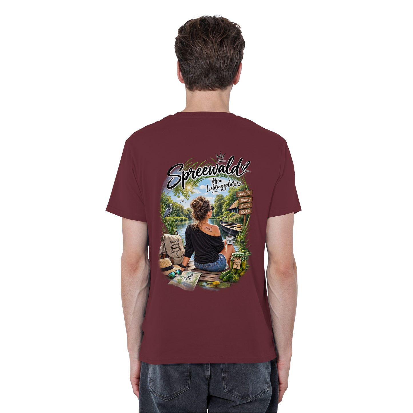 Spreewaldliebe Camping - Organic Basic Shirt