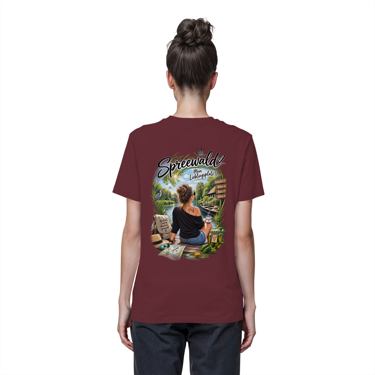 Spreewaldliebe Camping - Organic Basic Shirt