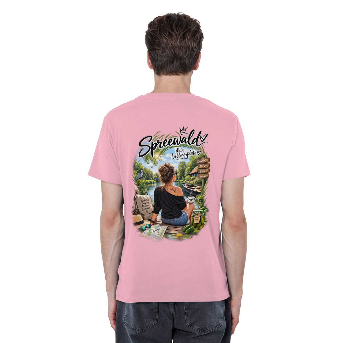 Spreewaldliebe Camping - Organic Basic Shirt