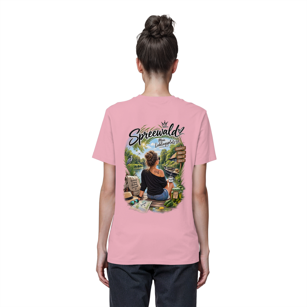 Spreewaldliebe Camping - Organic Basic Shirt