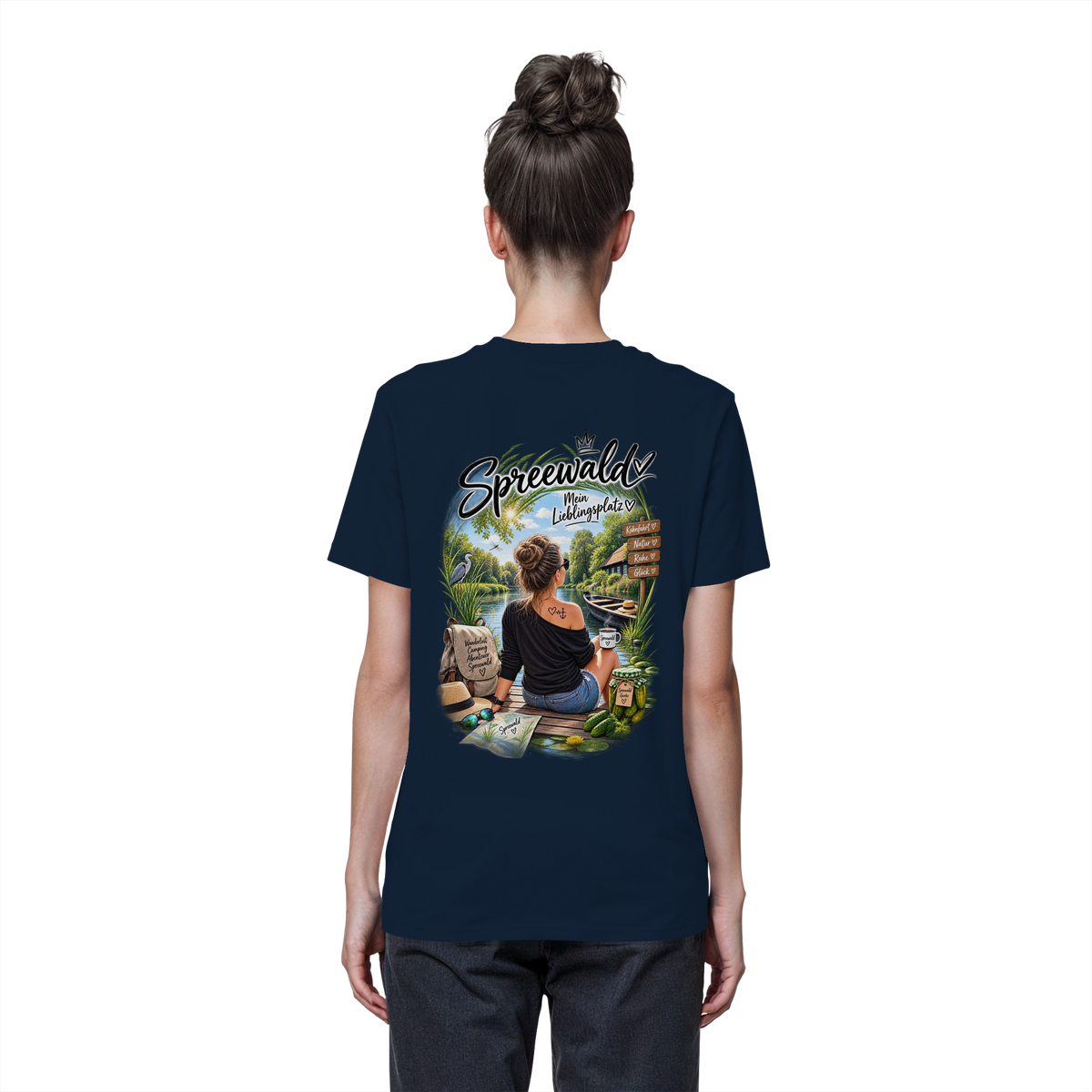 Spreewaldliebe Camping - Organic Basic Shirt