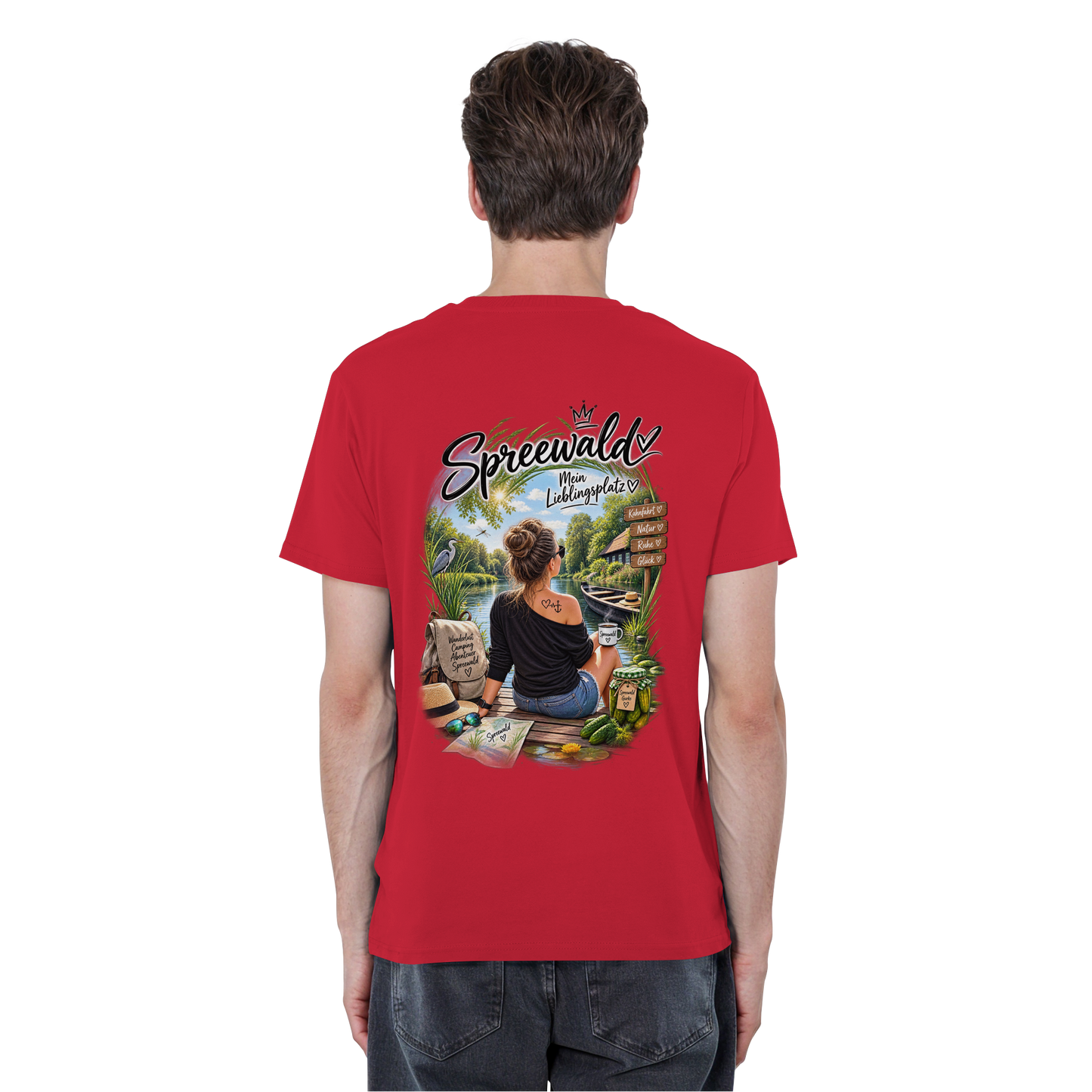 Spreewaldliebe Camping - Organic Basic Shirt