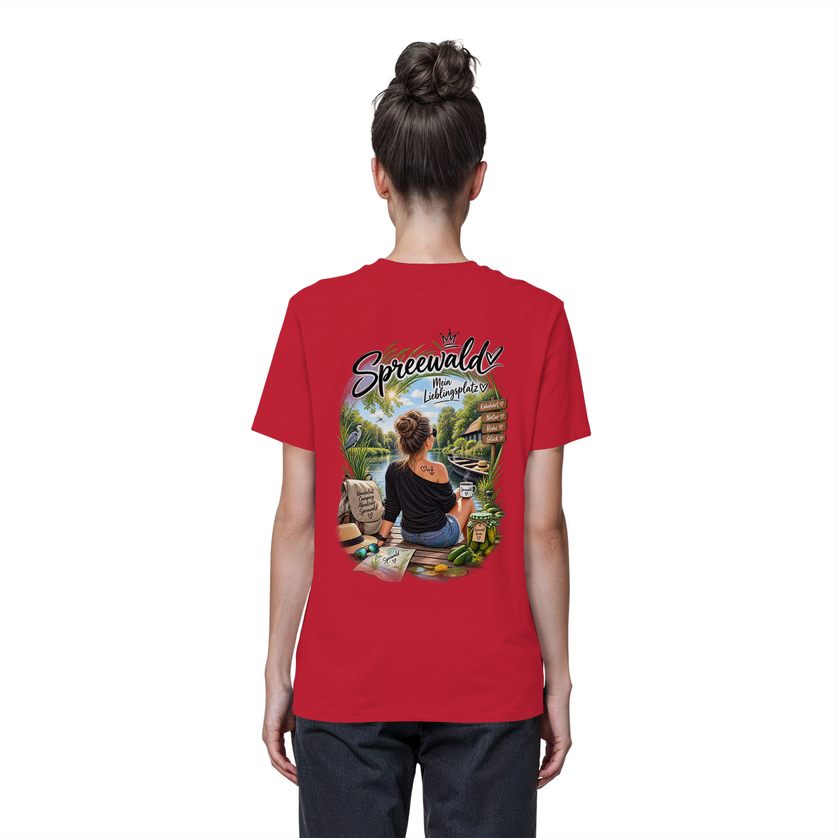 Spreewaldliebe Camping - Organic Basic Shirt