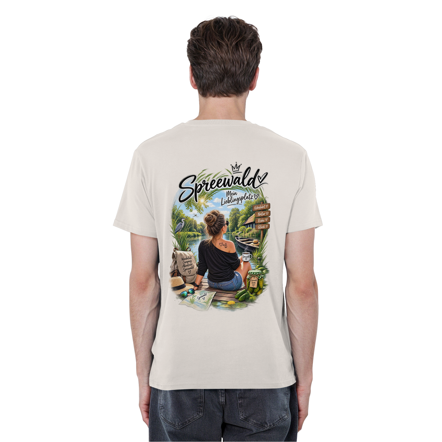 Spreewaldliebe Camping - Organic Basic Shirt