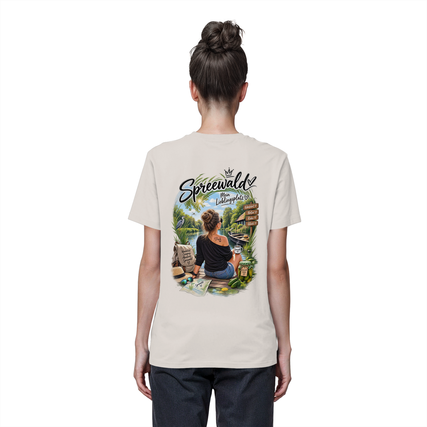 Spreewaldliebe Camping - Organic Basic Shirt