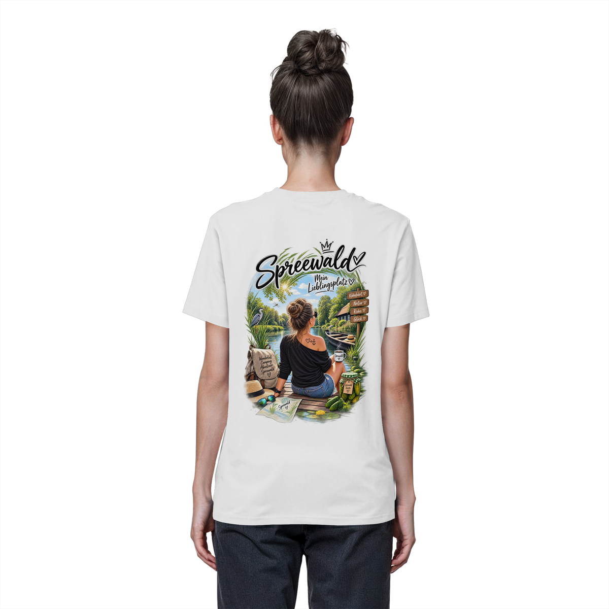Spreewaldliebe Camping - Organic Basic Shirt