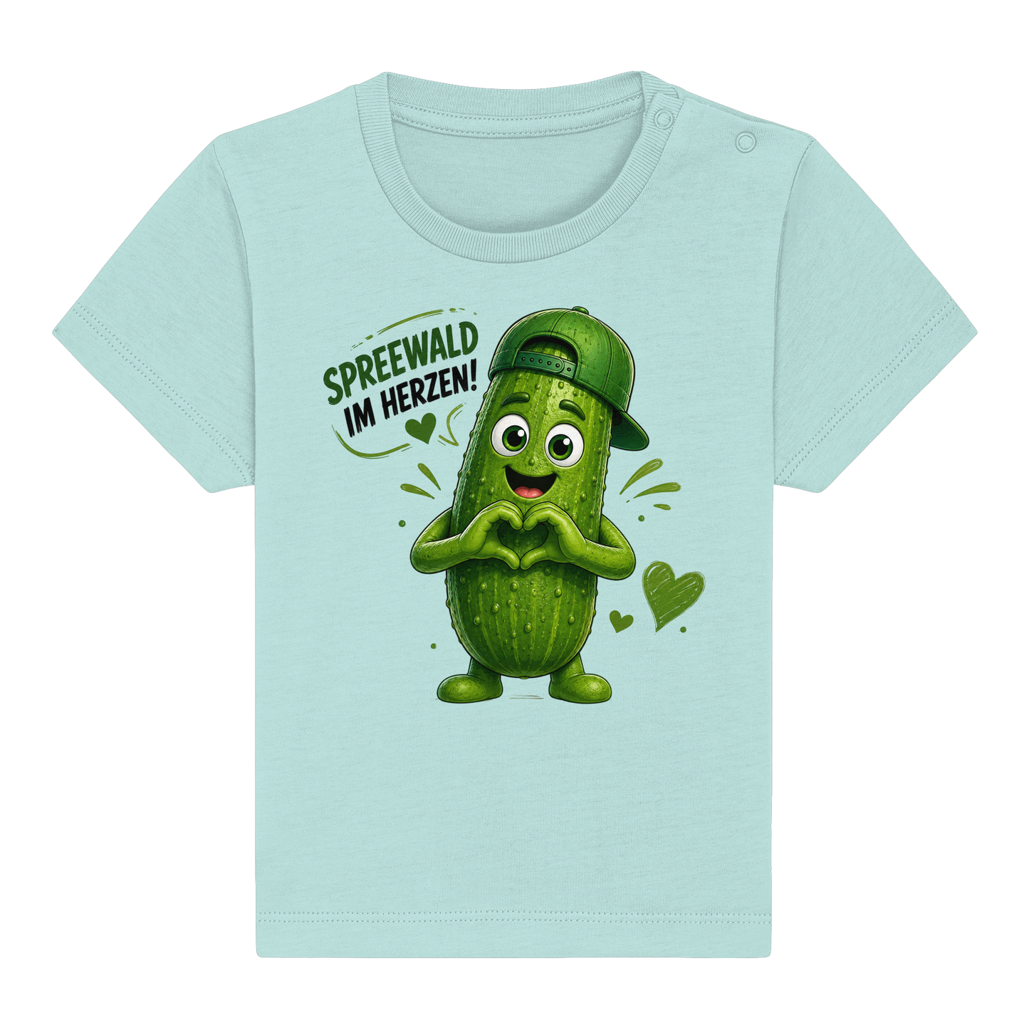 Gurki die Spreewaldgurke - Baby Organic Shirt