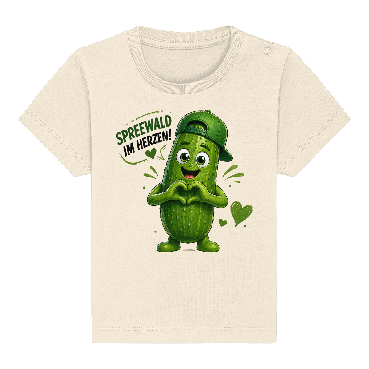 Gurki die Spreewaldgurke - Baby Organic Shirt
