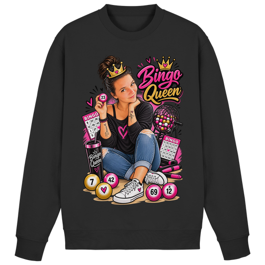 Fan Shirt Bingo Queen - Basic Sweatshirt