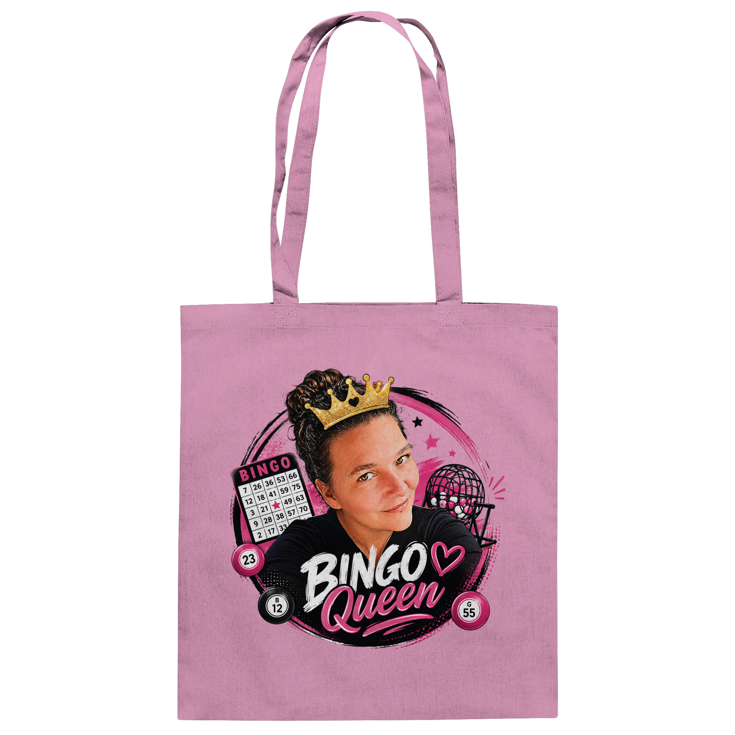Fan Shirt Bingo Queen - Baumwolltasche
