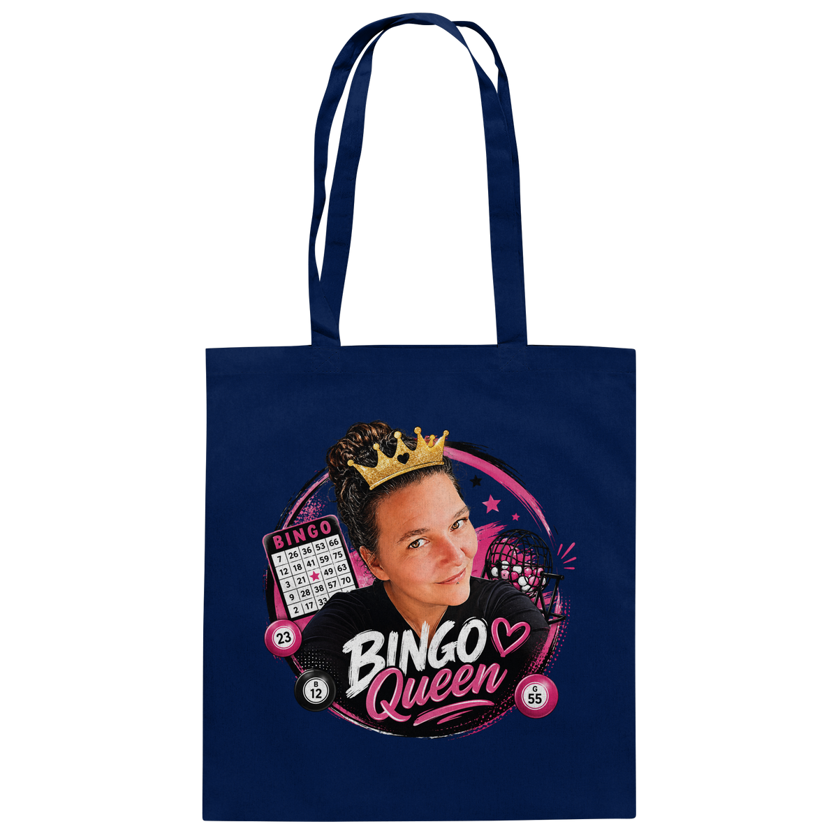 Fan Shirt Bingo Queen - Baumwolltasche