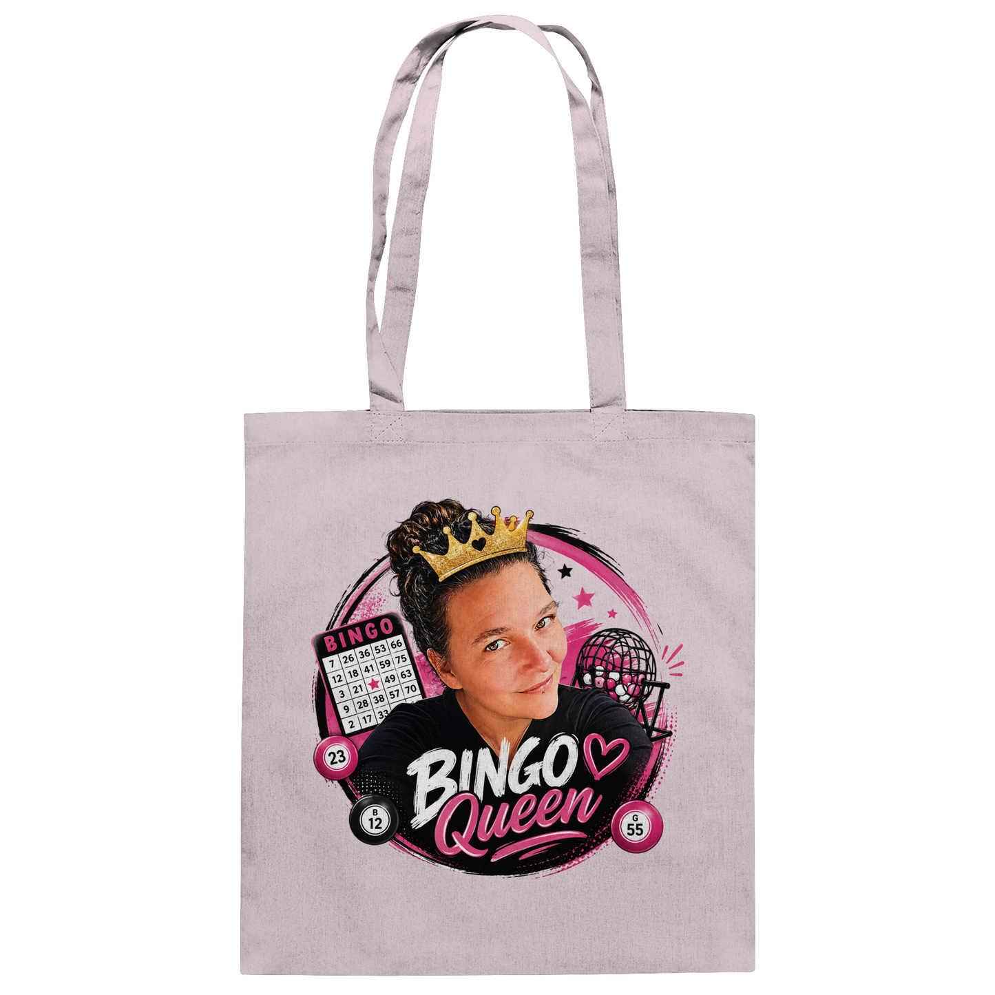 Fan Shirt Bingo Queen - Baumwolltasche