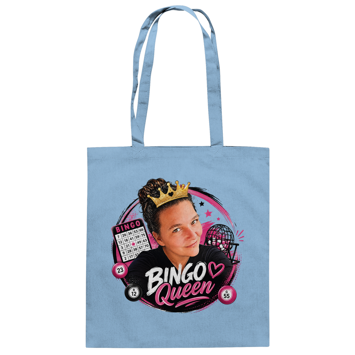 Fan Shirt Bingo Queen - Baumwolltasche