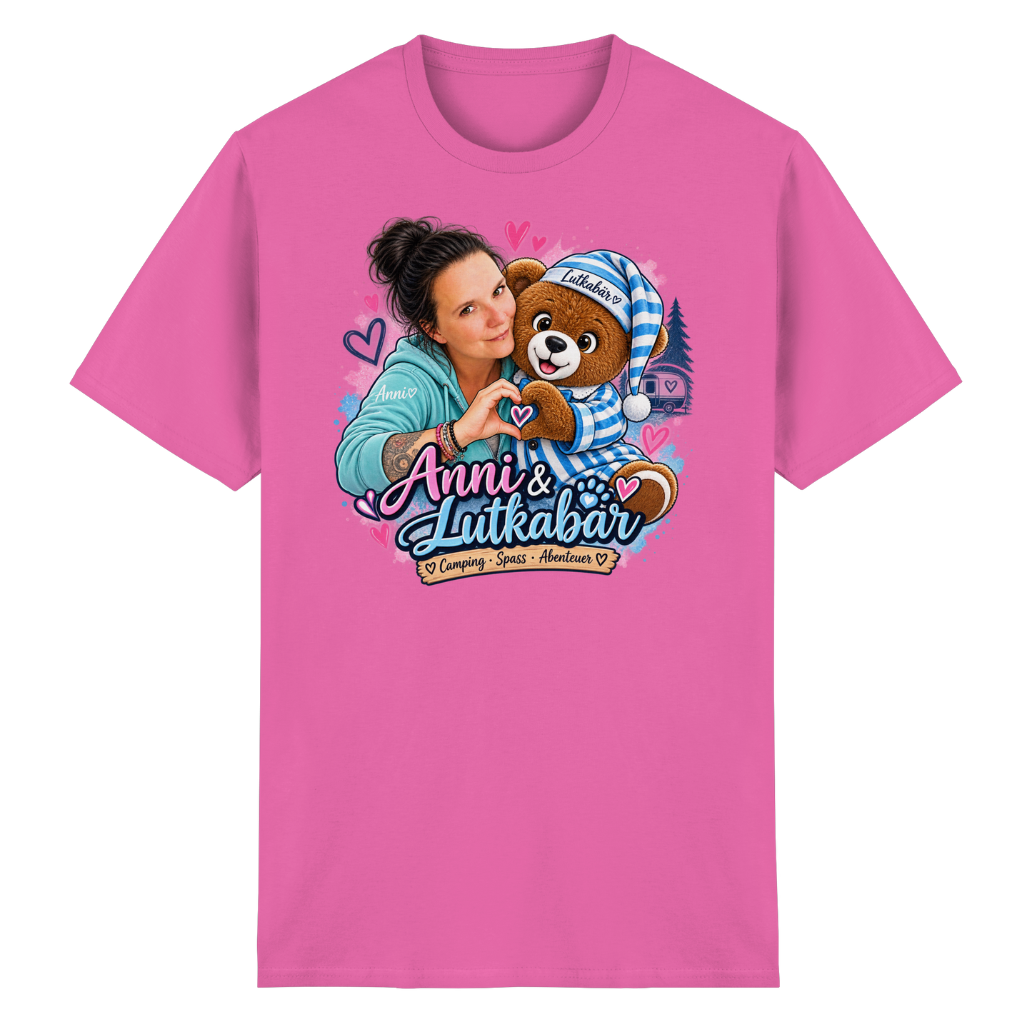 Lutkabär und Anni  - Heavy Cotton T-Shirt