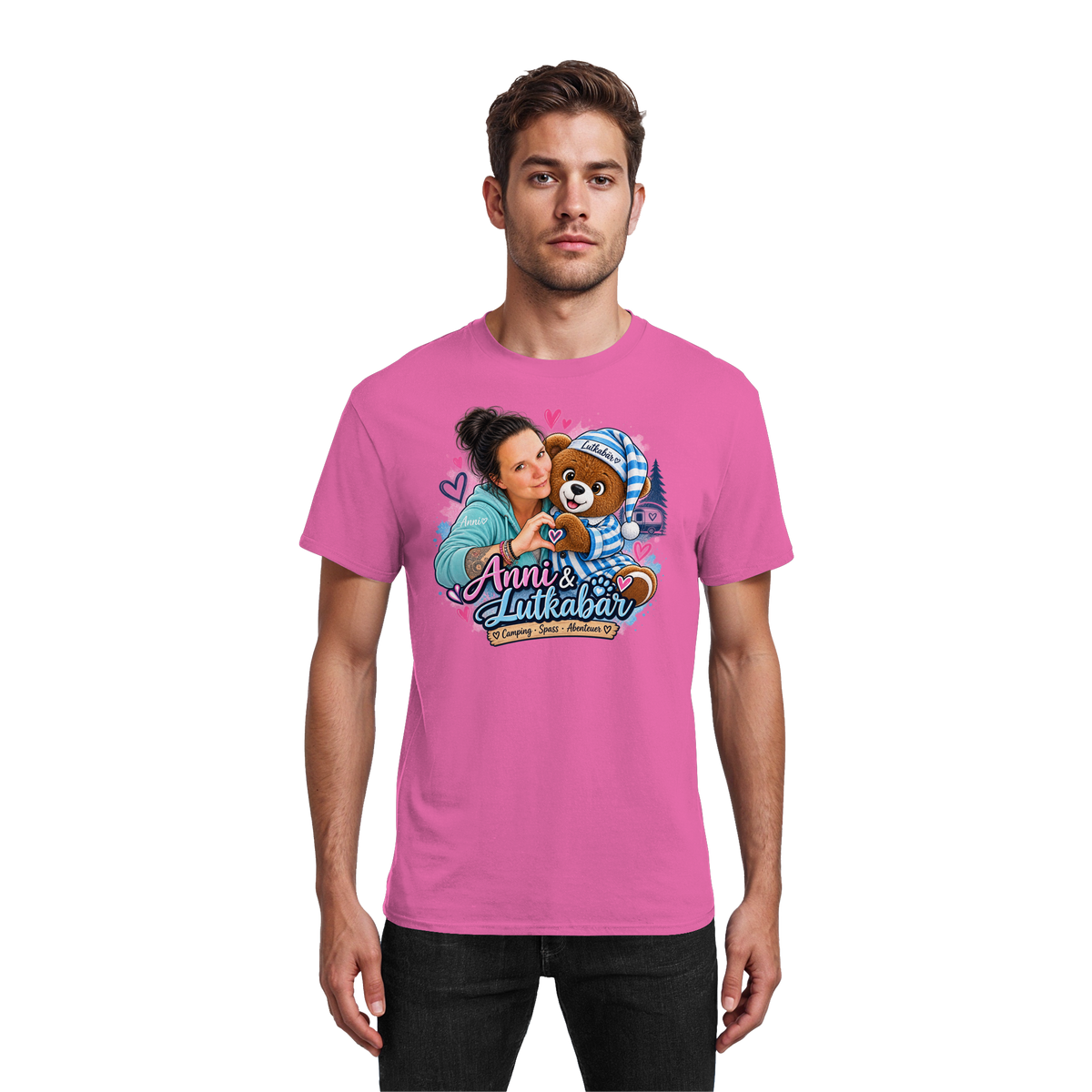 Lutkabär und Anni  - Heavy Cotton T-Shirt