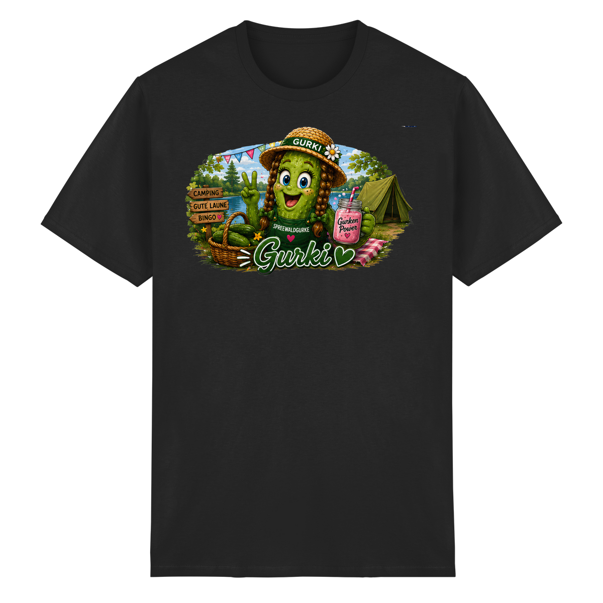 Spreewaldliebe Camping - Heavy Cotton T-Shirt