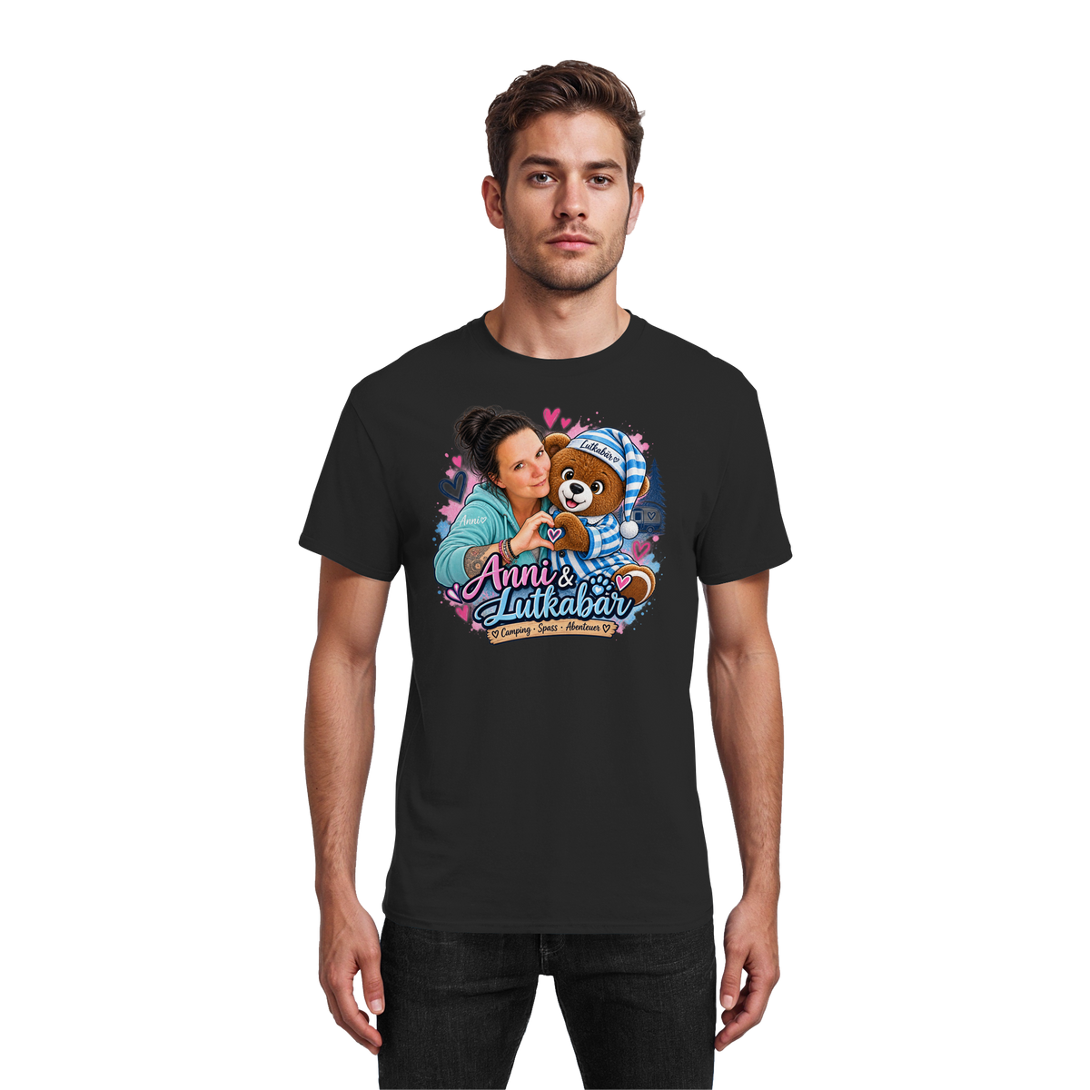 Lutkabär und Anni  - Heavy Cotton T-Shirt