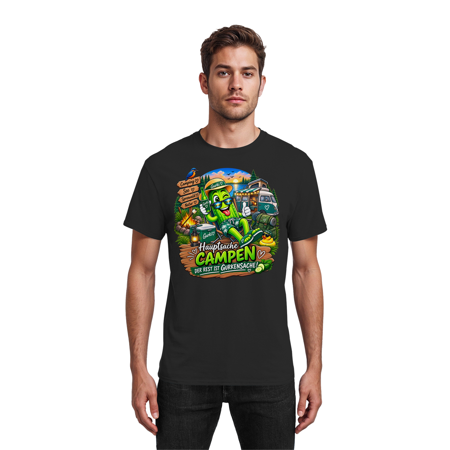 Gurki die Spreewaldgurke - Heavy Cotton T-Shirt