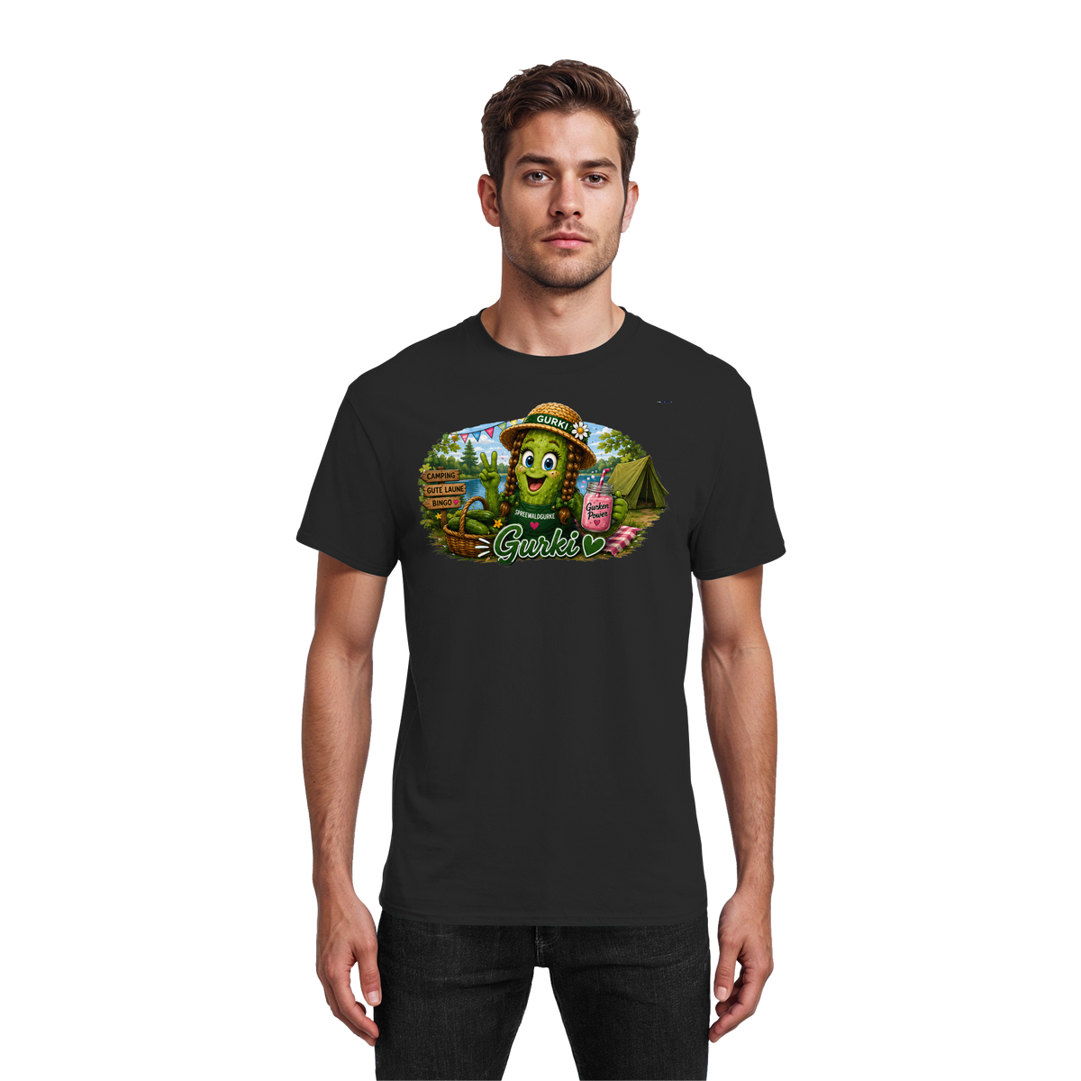 Spreewaldliebe Camping - Heavy Cotton T-Shirt