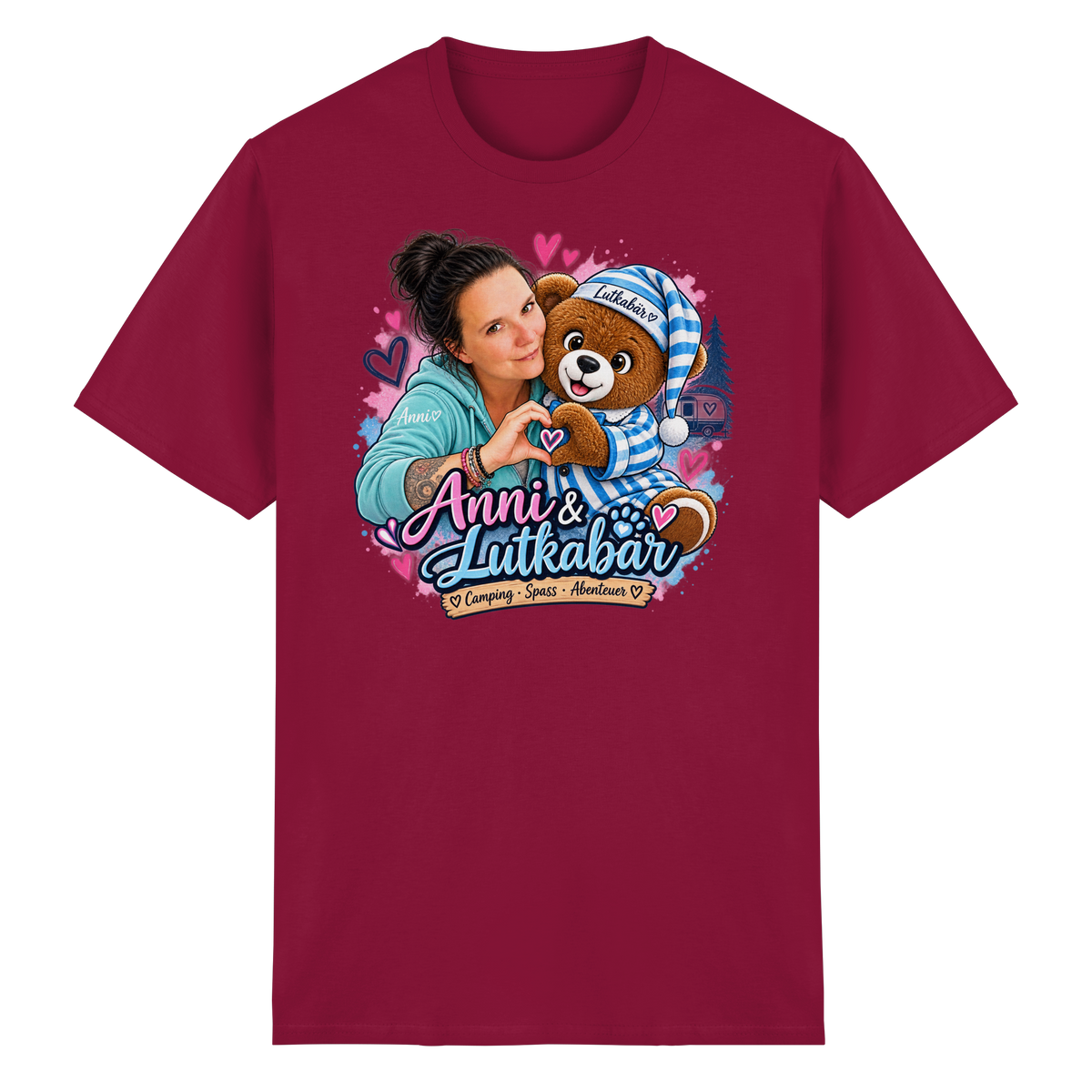 Lutkabär und Anni  - Heavy Cotton T-Shirt