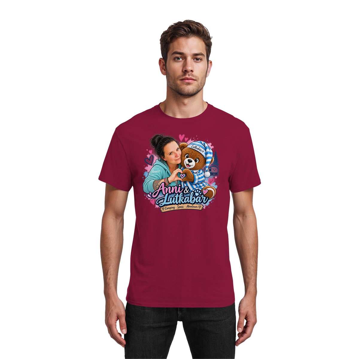 Lutkabär und Anni  - Heavy Cotton T-Shirt